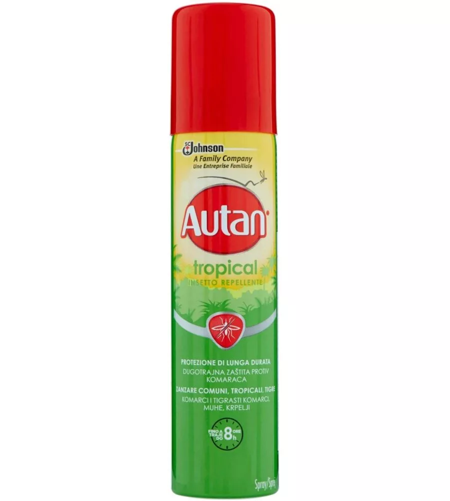 Spray antizanzare autan "tropical", 100 ml